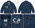 C.P. Company blå denimjakke
