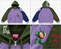 Supreme Junya Watanabe flerfarvet zip-hoodie