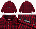 Supreme rød-sort ternet anorak