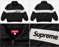Supreme sort-hvid trackjakke