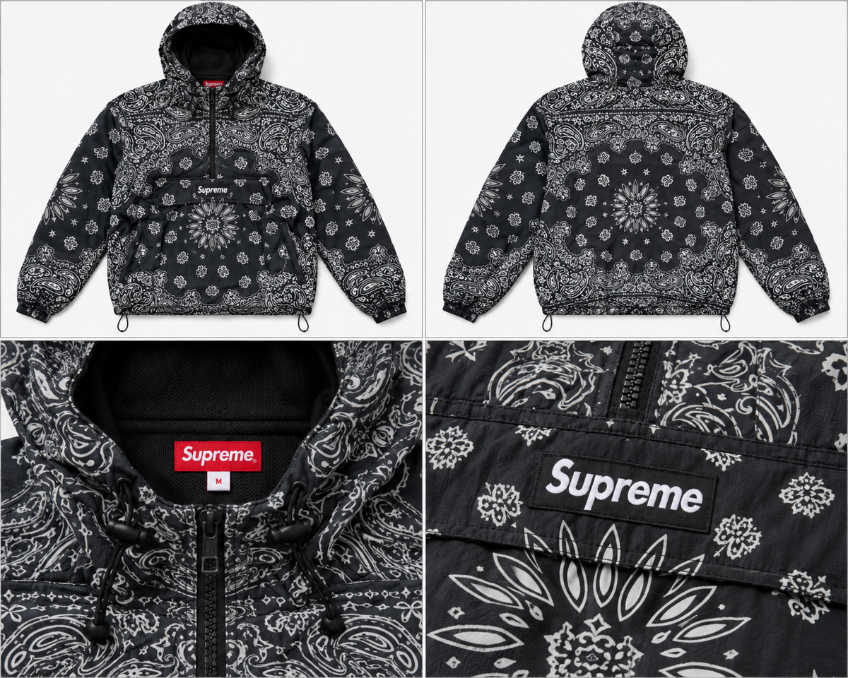 Supreme sort paisley-anorak