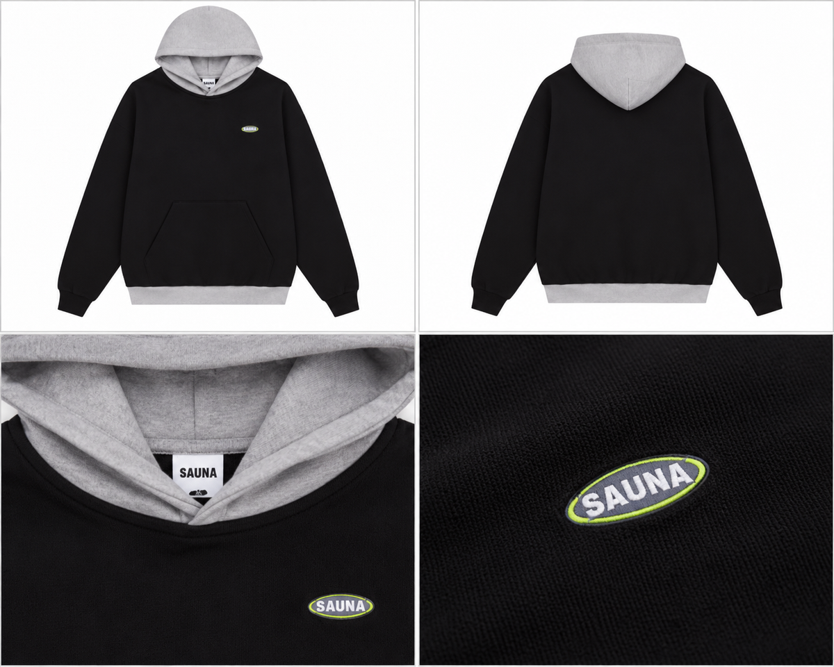 Sauna Hoodie black