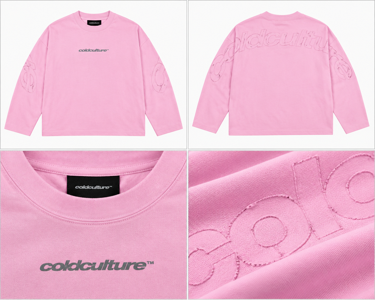 Cold Culture pink langærmet trøje