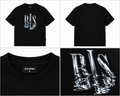 BLS Hafnia sort T-shirt med sølvfarvet print